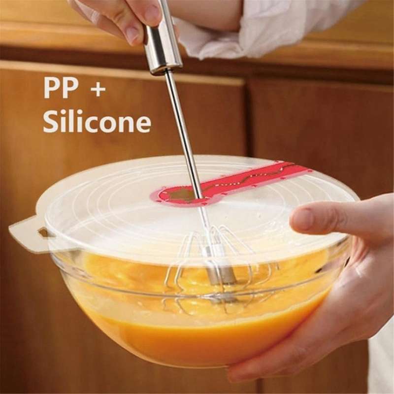 Anti-Splash Cover Egg Beating Anti Splash Cover Mixing Bowl Lid Egg Bowl Cover for Cooking Home Kitc