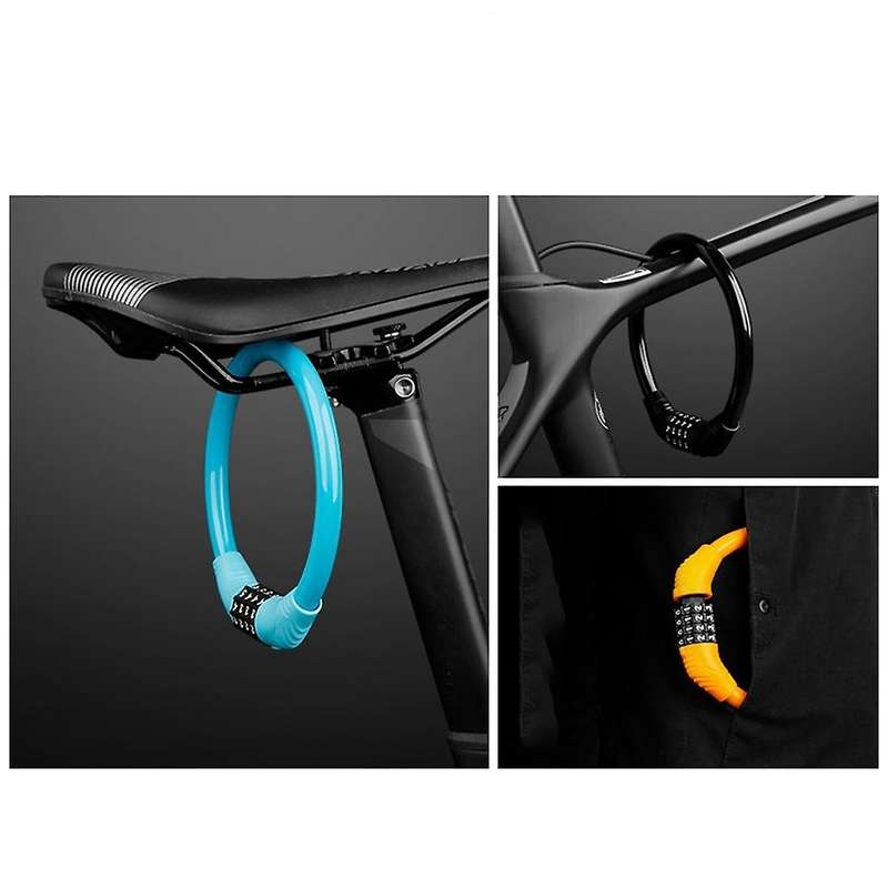 Anti-Theft Lock Code Lock Electric Bicycle Scooter Universal Ring Lock Bicycle Portable Code Lock, G