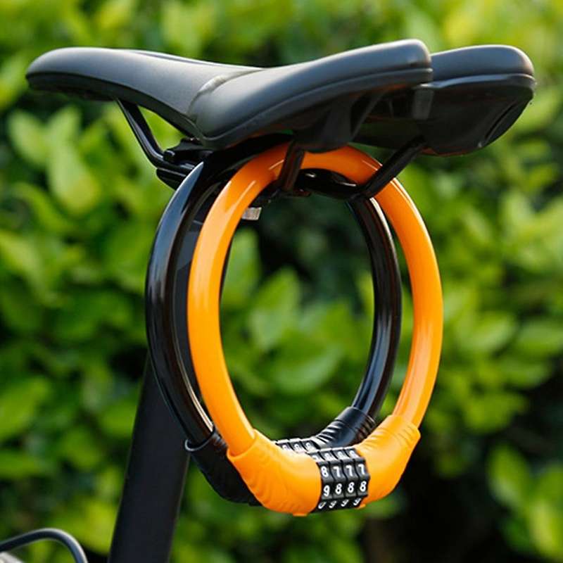 Anti-Theft Lock Code Lock Electric Bicycle Scooter Universal Ring Lock Bicycle Portable Code Lock, G