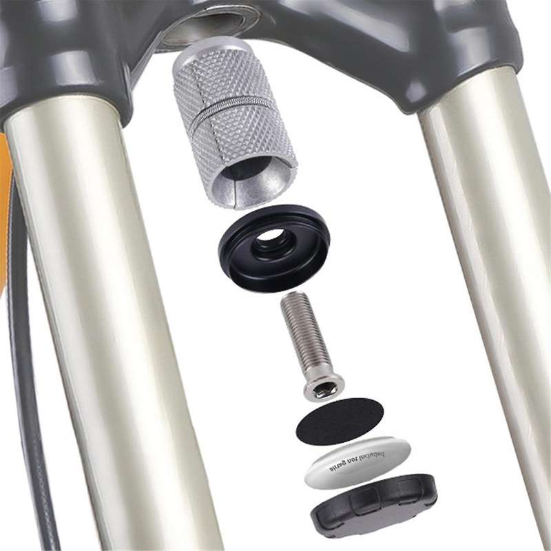 Anti-Theft Protect Bicycle Mounts Used on Front Fork Bike Holder Hidden Case Bike Headset Cap Cover