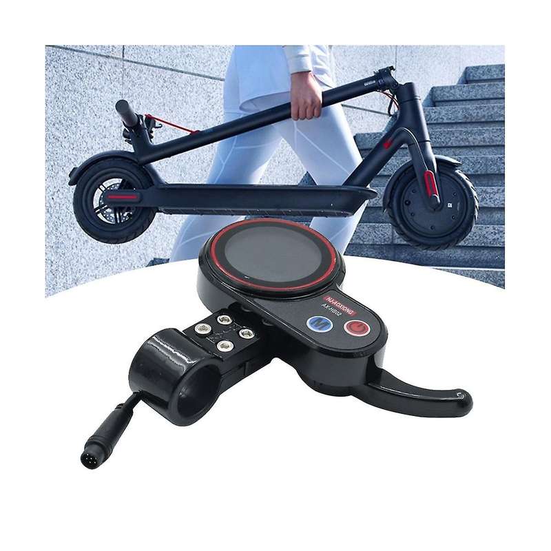 -aoxiong Ax-hb02 Electric Scooter Dashboard Meter+switch Button 36v 48v Adjustable 6pin for Electric
