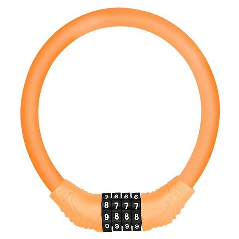Anti-Theft Lock Code Lock Electric Bicycle Scooter Universal Ring Lock Bicycle Portable Code Lock, O