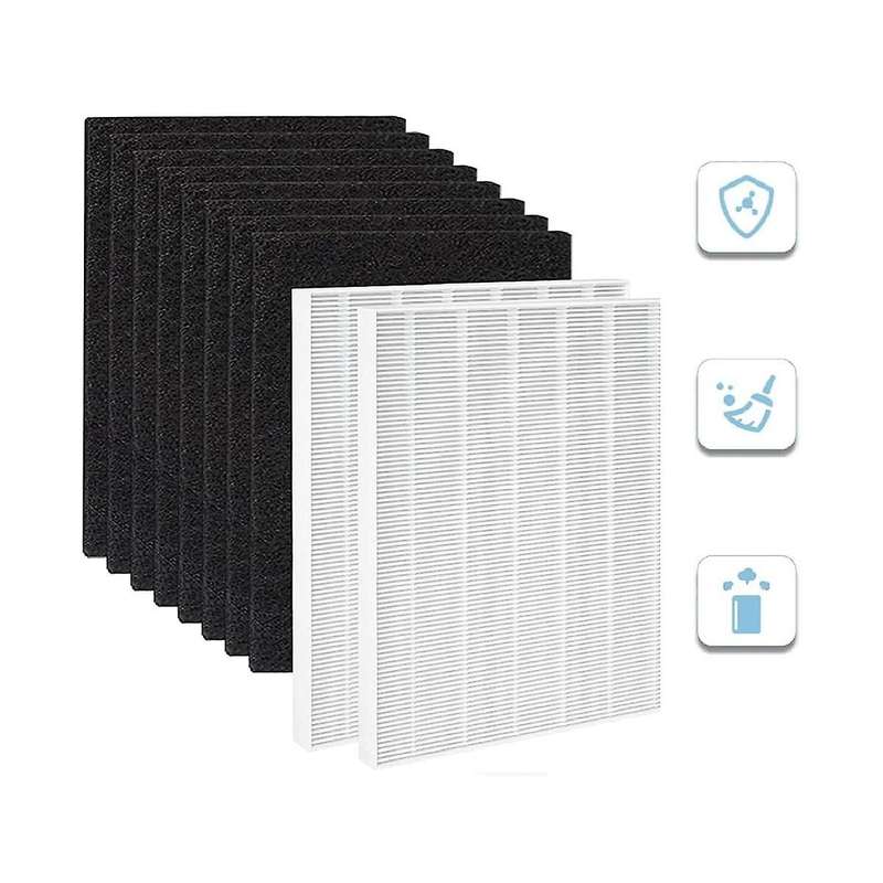 Ap-1512hh Replacement Filter for Ap1512hh Air Purifier, 3304899, 2 Hepa Filters & 8 Carbon Filters