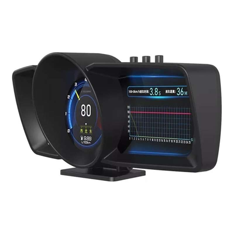 Ap-7 Hud Head-up Display Obd Gps Dual System Driving Computer Lcd Computer Speedometer Universal