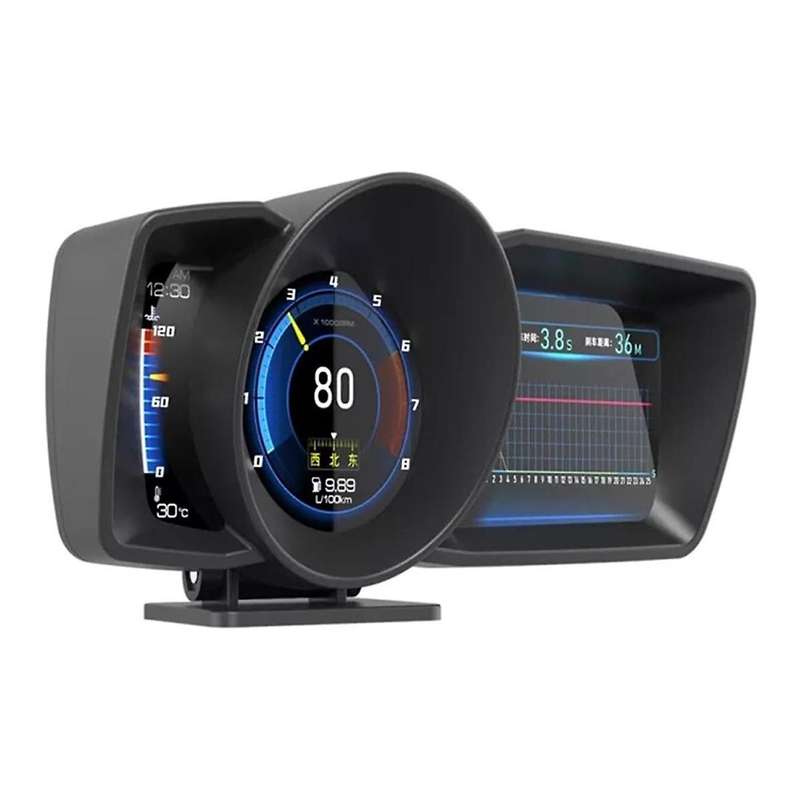 Ap-7 Hud Head-up Display Obd Gps Dual System Driving Computer Lcd Computer Speedometer Universal