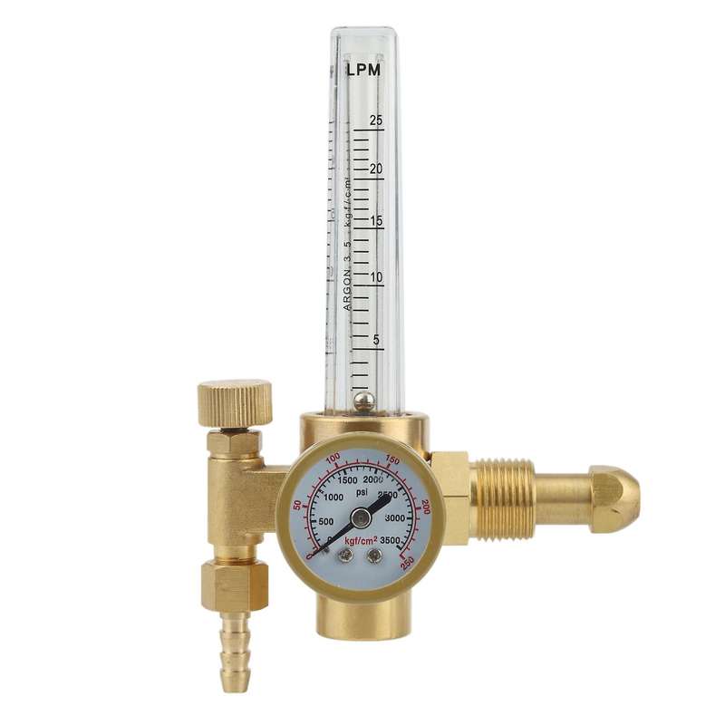 AR-191-03 All Copper External Thread Pressure Reducer, Gauge Pressure Gauge
