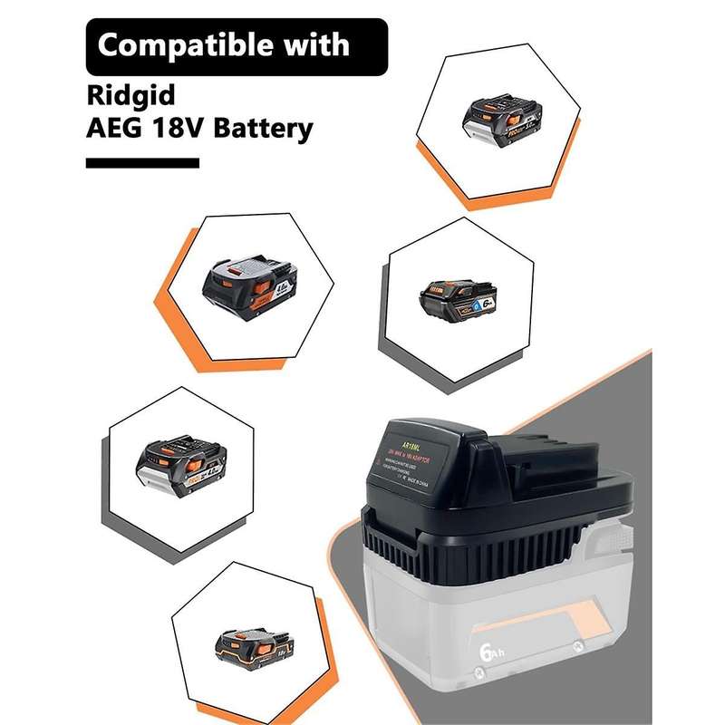 AR18ML Adapter for 18V Battery to for 18V Cordless Tools, Use for 18V Platform Batteries