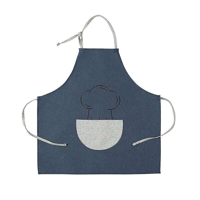 Apron Kitchen Cooking Chef Waiter Cafe Shop BBQ Hairdresser Removable Apron Printed Apron Kitchen S