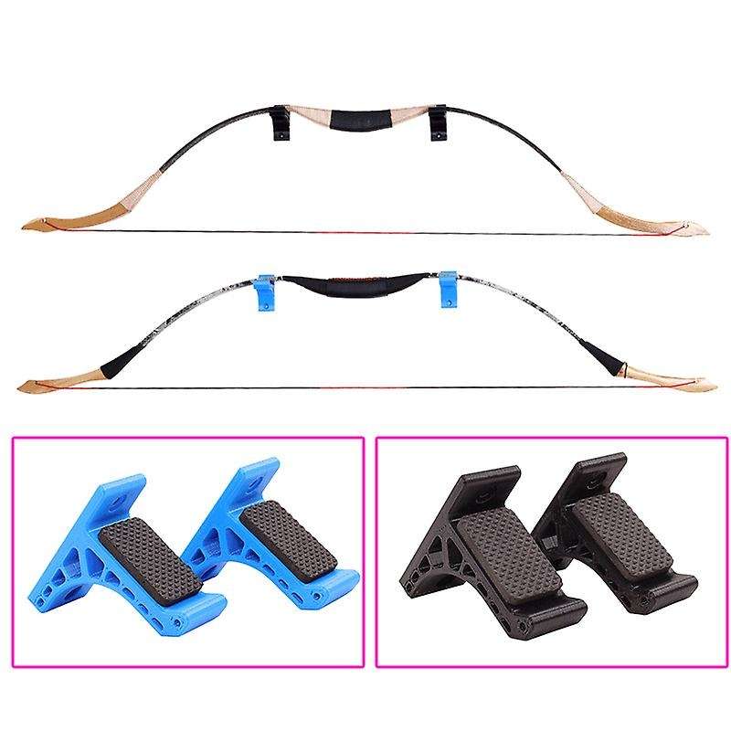 Archery Bow Recurve Bow/Traditional Bow Wall Mount Storage Rack Display Wall Hanging Blue