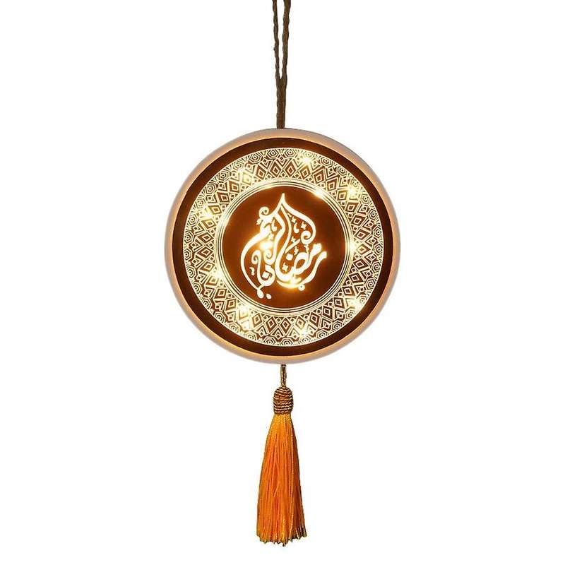 Arab Night Light Ramadan Eid Wall Luminous LED Lamp Mubarak Muslim Islamic Party Mubarak Hanging De