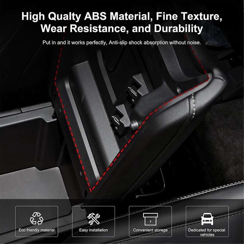 Armrest Hidden Storage Box for 2022 2023 2024 Center Console Organizer Tray Insert Accessories