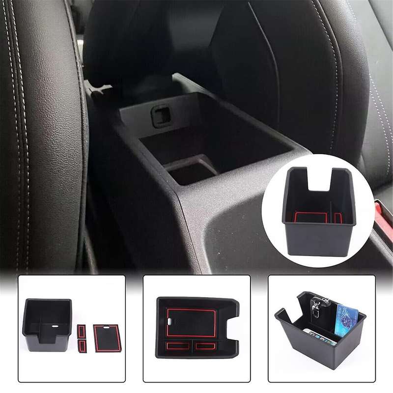 Armrest Storage Box for E- 2022-2023 Q5 Center Console Organizer Tray Armrest Storage Interior Acce