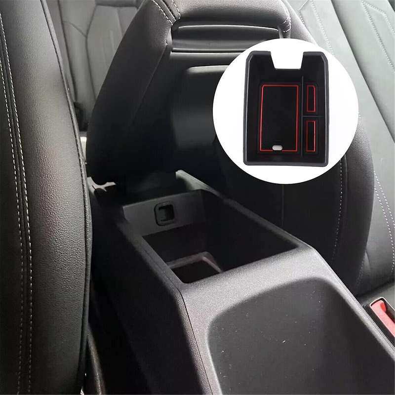 Armrest Storage Box for E- 2022-2023 Q5 Center Console Organizer Tray Armrest Storage Interior Acce