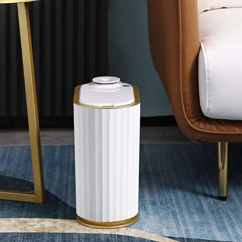 Aromatherapy Smart Trash Can Desktop Trash Can Garbage Bin with Aromatherapy Waterproof Narrow Stora