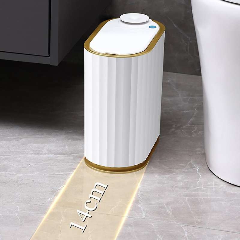 Aromatherapy Smart Trash Can Desktop Trash Can Garbage Bin with Aromatherapy Waterproof Narrow Stora