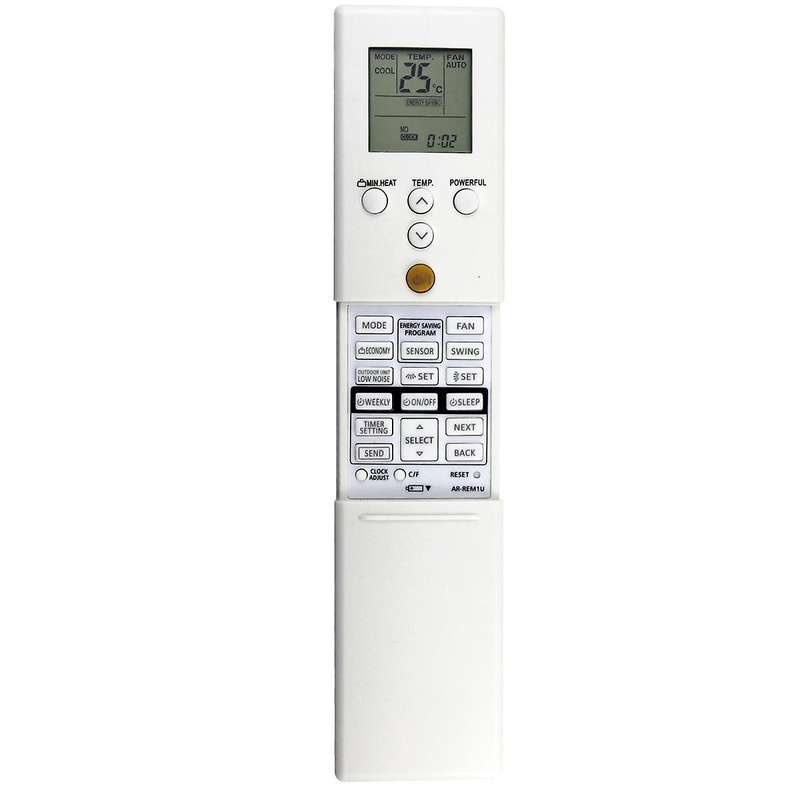 AR-REM1U Replace Air Conditioner Remote for Air Conditioner AR-RED1U AR-REG1U AR-REF1E AR-REA2E, AR