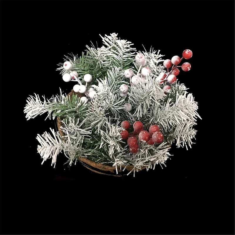Artificial Christmas Hanging Basket,decorated,berry Clusters, Christmas-collection Decor C
