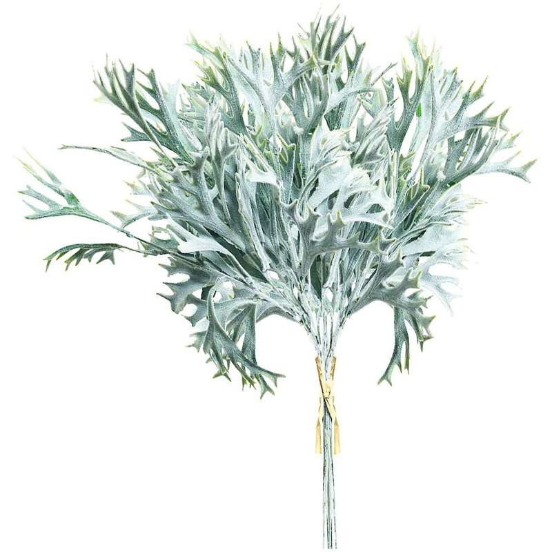 Artificial Green Staghorn Fern Platycerium Faux Tropical Elkhorn Fern Outdoor Greenery Plant for Wed