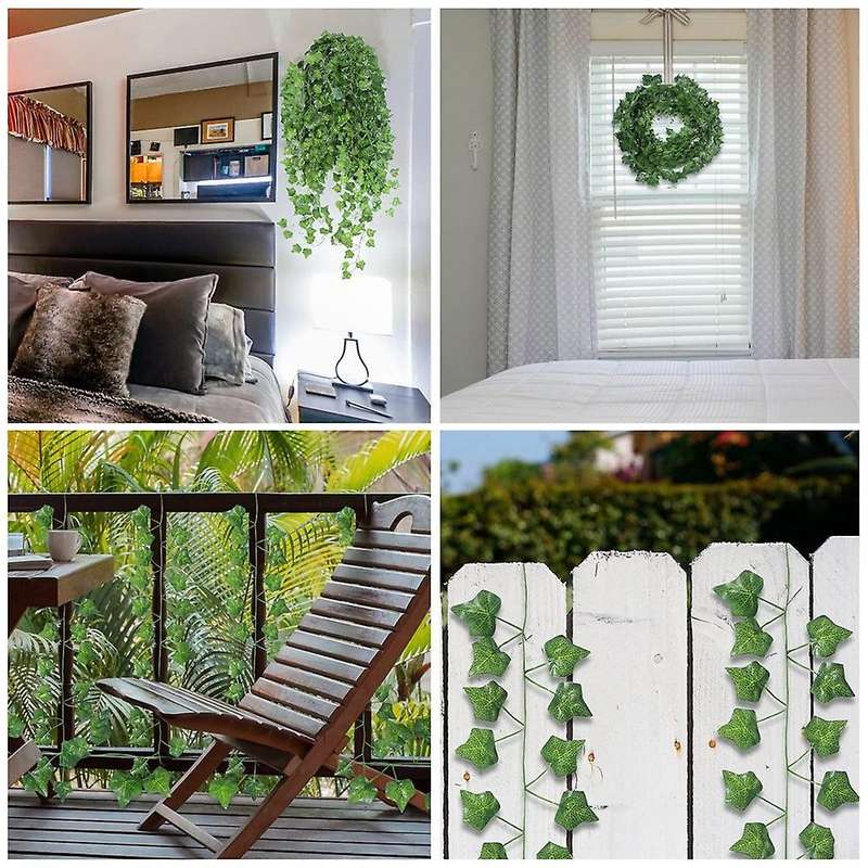Artificial Ivy - 6 Strands Artificial Ivy, Ivy Garland Decorations, Plants, Vine, Vine Decoration
