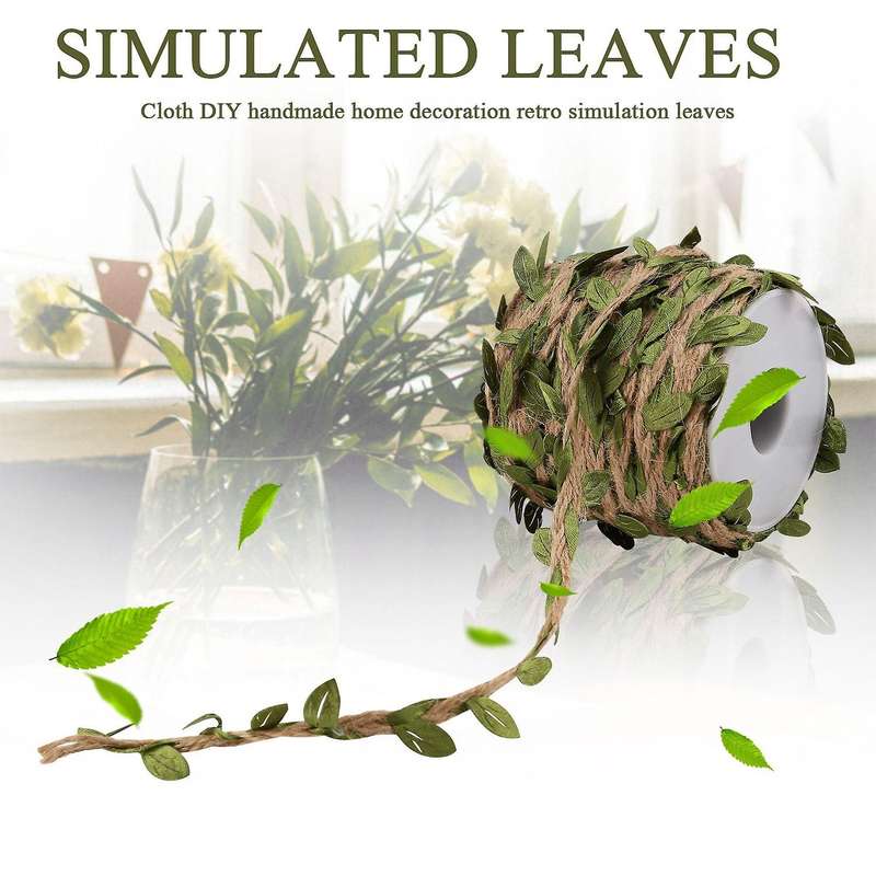Artificial Leaves Garland - 20M - Rustic Foliage Liana Garden Artificial Foliage Decorations Compati