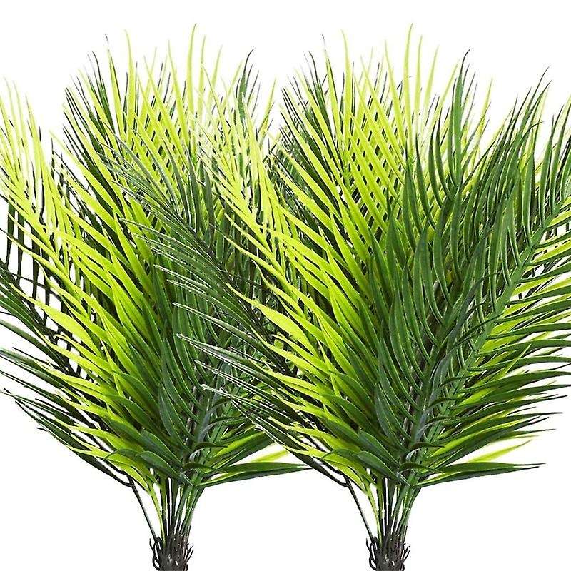 Artificial Palm Leaves Plants Faux Palm Fronds Tropical Large Palm Leaves Greenery Plant for Jungle