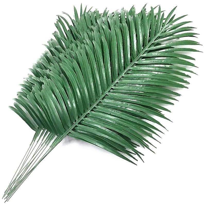 Artificial Palm Plants Leaves Faux Palm Fake Tropical Large Palm Tree Palm Leaves Imitation Leaf Art