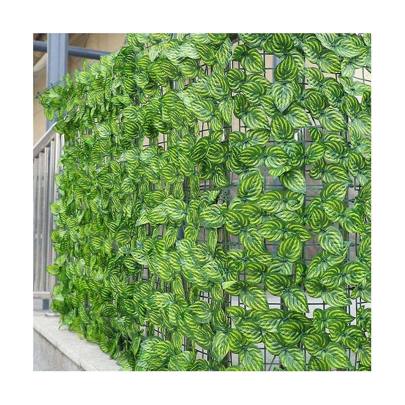 Artificial Plant Fence Green Leaf Fence Panels Privacy Fence Screen Garden Yard Decoration Outdoor