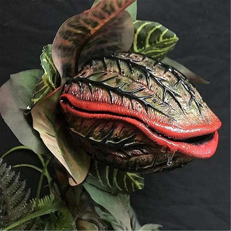 Artificial Piranha Flower Statues Decoration, Movie Prop, Small Horror Shop, Halloween Decor, Garden