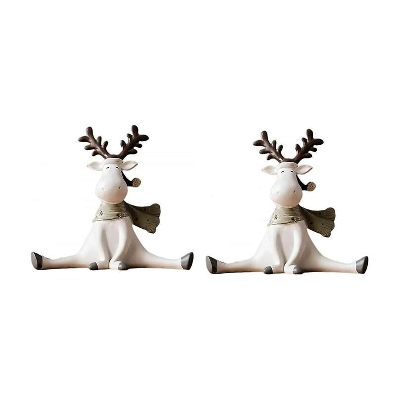 Artistic Home Deer Decorations Figurines New Year Office Living Room Decorations Easter Room