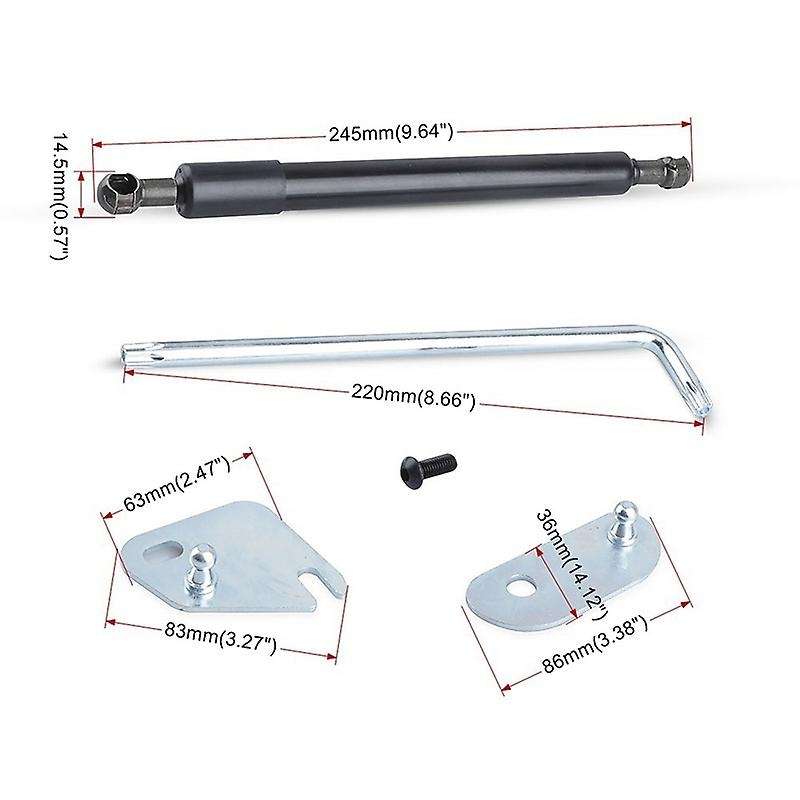 Assist Kit for 2015-2020, Truck Lift Support Control Shock Strut Damper Kit