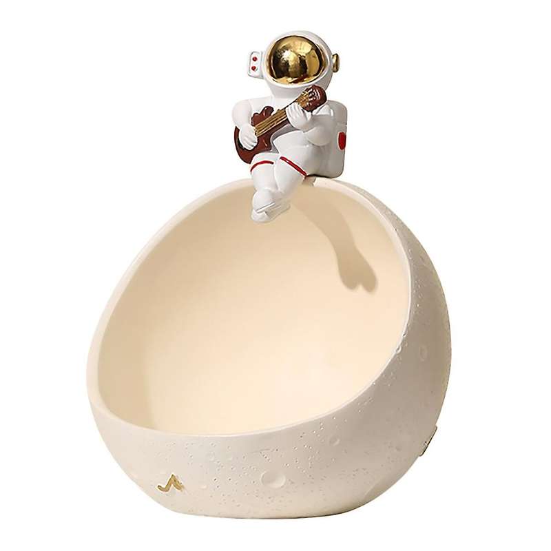 Astronaut Figurine Key Resin Storage Box Key Storage Art Living Room Table Figurines Home Decor Gift