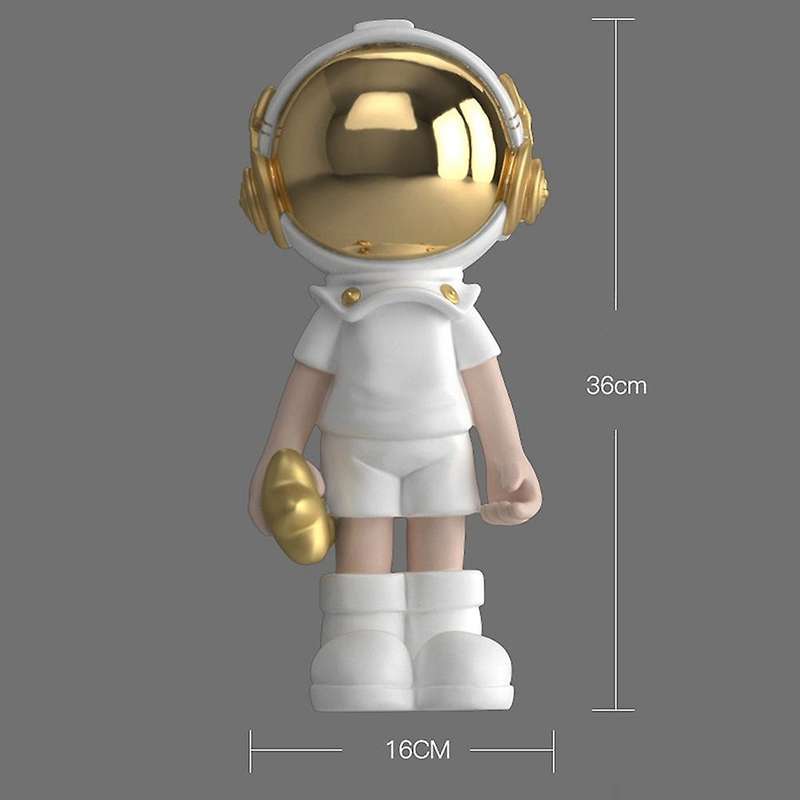 Astronaut Figurine Sculpture Statue Astronaut Figurines Kids Spaceman Living Room Art Craft Nordic S