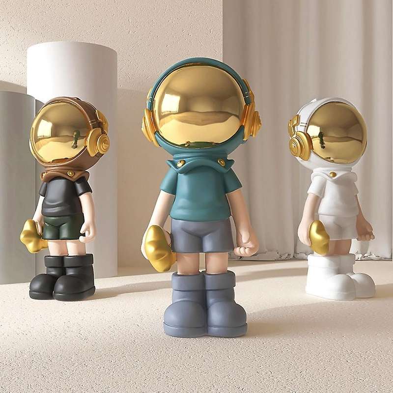 Astronaut Figurine Sculpture Statue Astronaut Figurines Kids Spaceman Living Room Art Craft Nordic S