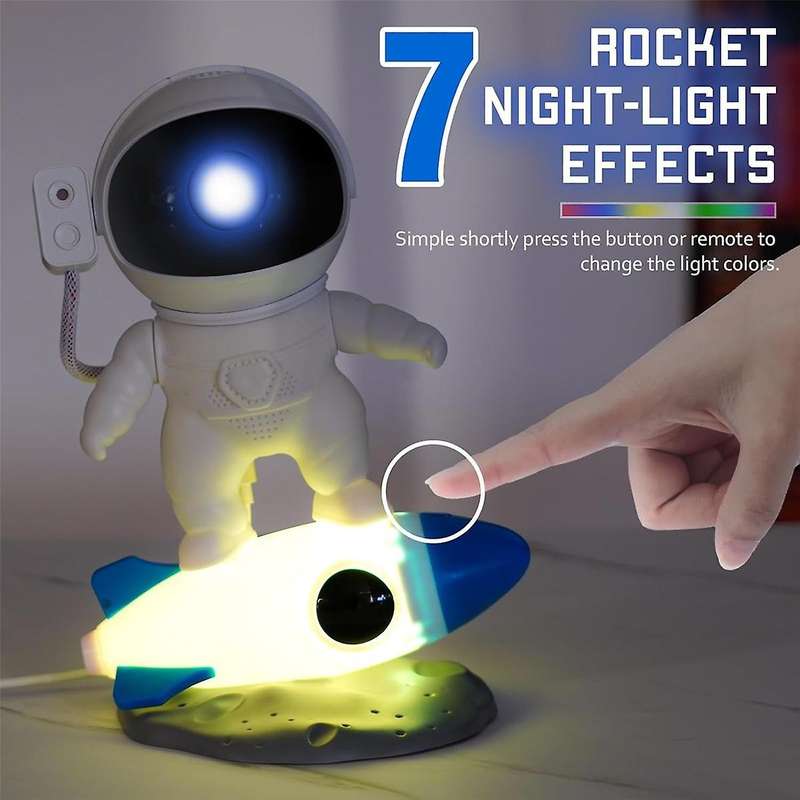 Astronaut Galaxy Projector Star Night Light with Remote, Nebula Projector, Space Buddy Projector for