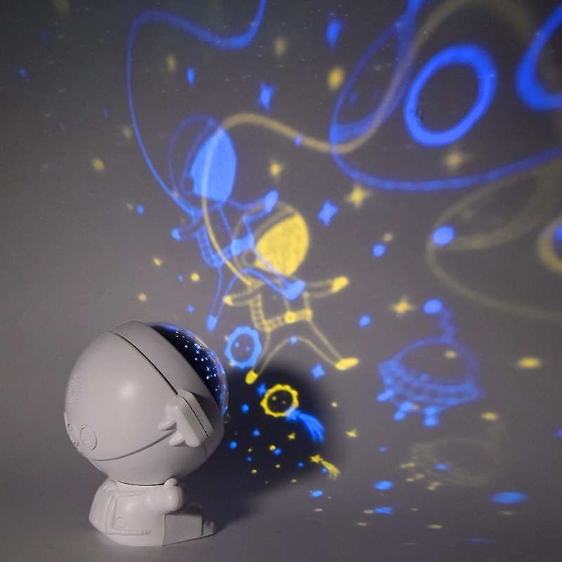 Astronaut Star Galaxy Projector Starry Sky Night Light Pink