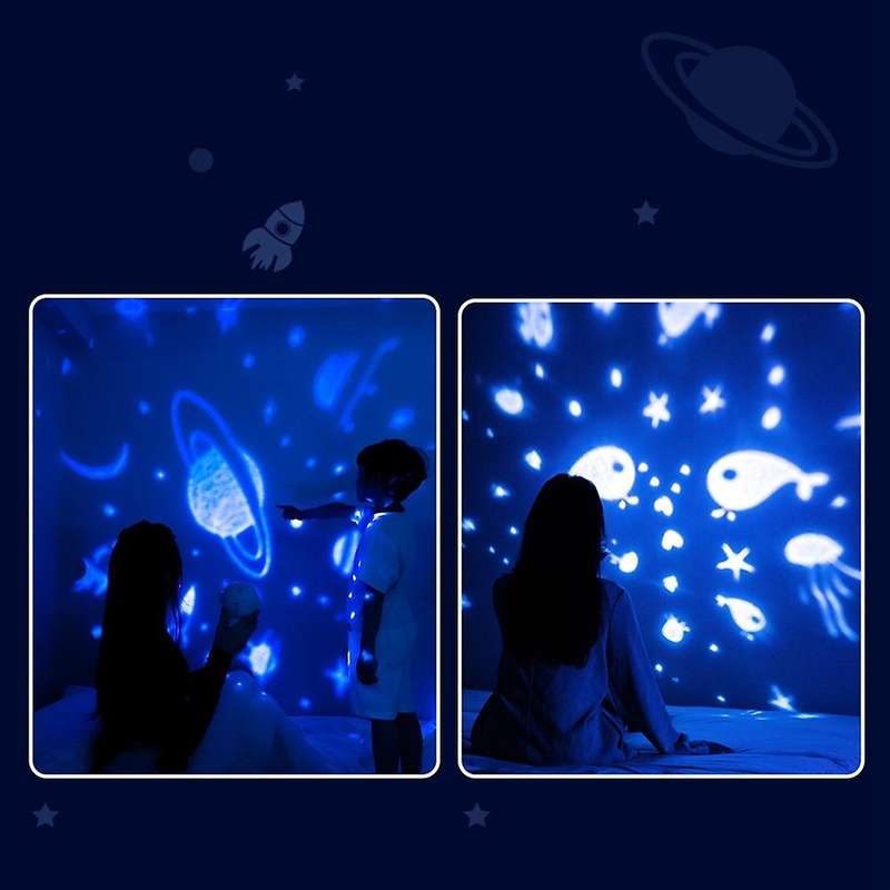 Astronaut Star Galaxy Projector Starry Sky Night Light Pink