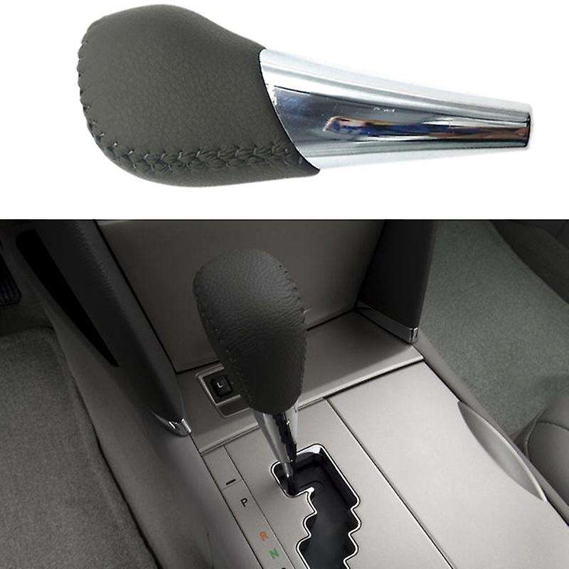 AT Car Leather Wrap Gear Shift Knob for 2007-2013