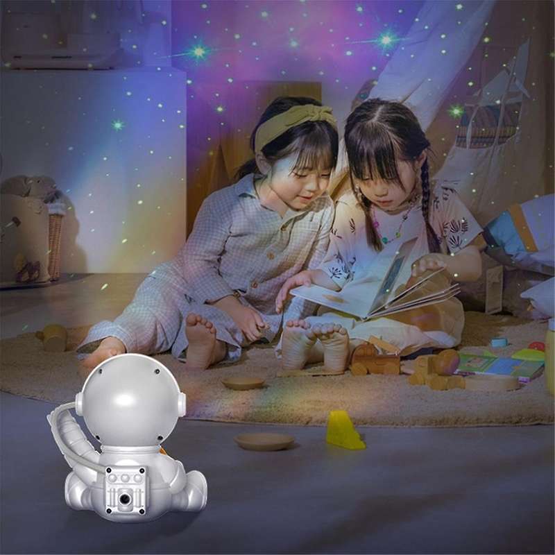 Astronaut Starry Lamp Romantic Atmosphere Astronaut Projection Night Lamp Bedroom Ornament