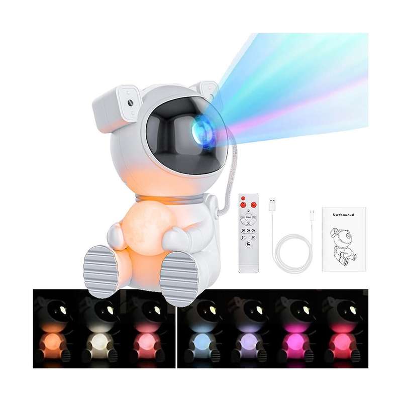 Astronaut Light Projector, Projector for Bedroom, Star Projector with Moon Light, Led Nebula Night L
