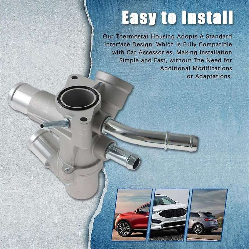 AT4E-8594- Thermostat Housing Assembly 902-683 for Explorer Edge Flex Police Taurus 2011-2019 AT4Z-8