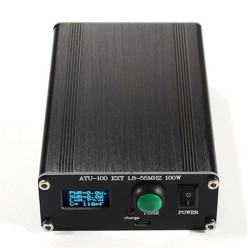 ATU-100 Antenna Receiver 1.8-55Mhz Mini Automatic Antenna Tuner Rechargeable Version Multi-Function