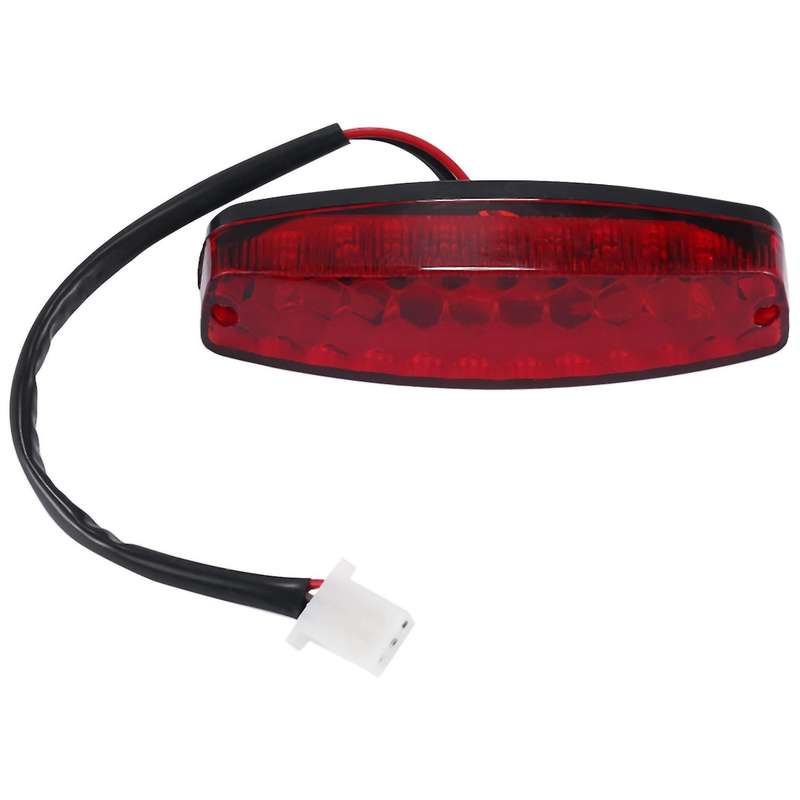 ATV 12V 3 Wire Brake Stop Light License Taillight Red for ATV Off Road Motorcycle Signal Lamp Access