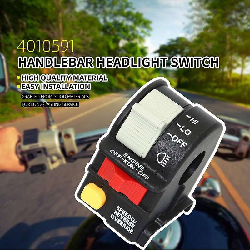 ATV Handlebar Far and Near Light Kill Stop Switch for Sportsman Magnum 01-05 Motorcycle Switch 40105