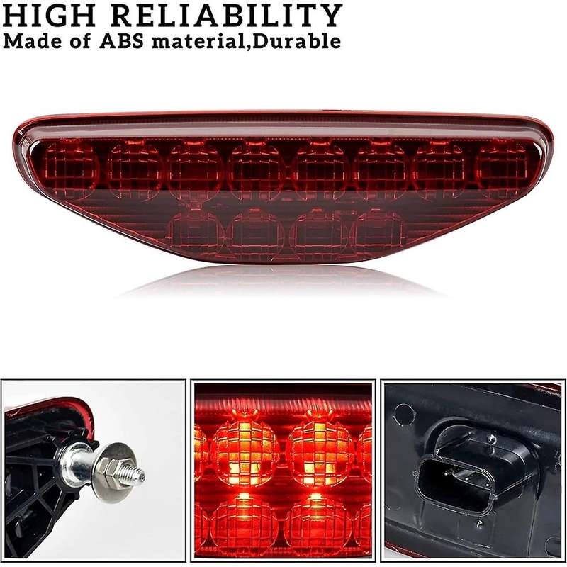 Atv Smoked Black Led Tail Light Assembly Rear Brake Stop Light Tail Lamp for Trx450r Trx450er 2006-