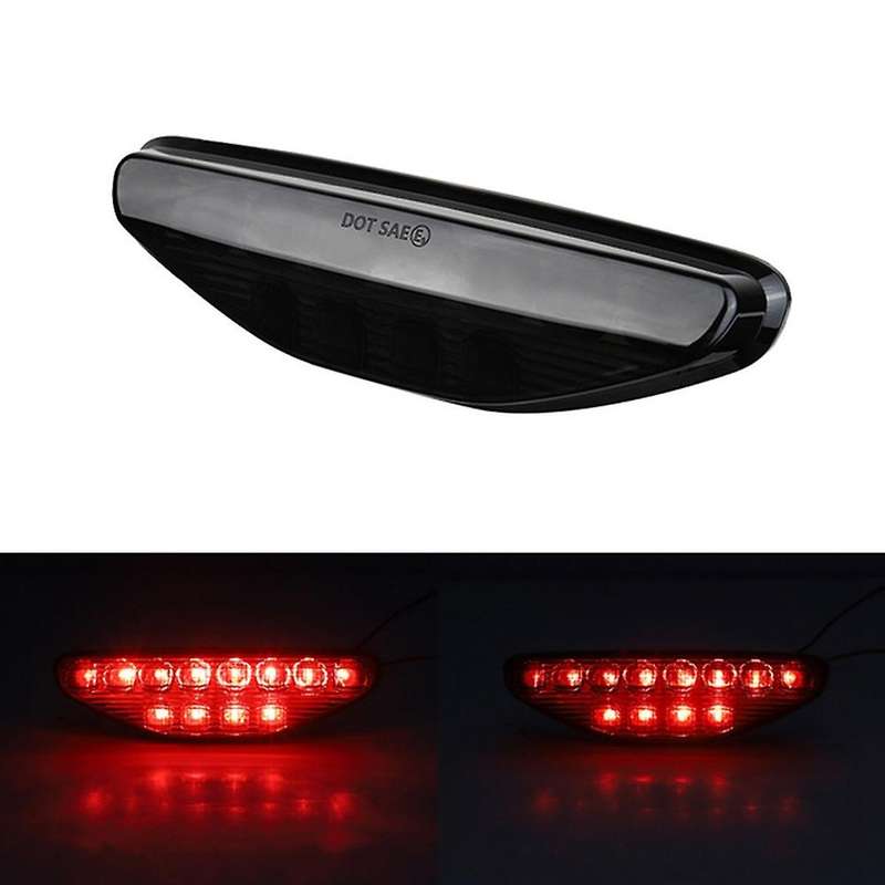 Atv Smoked Black Led Tail Light Assembly Rear Brake Stop Light Tail Lamp for Trx450r Trx450er 2006-