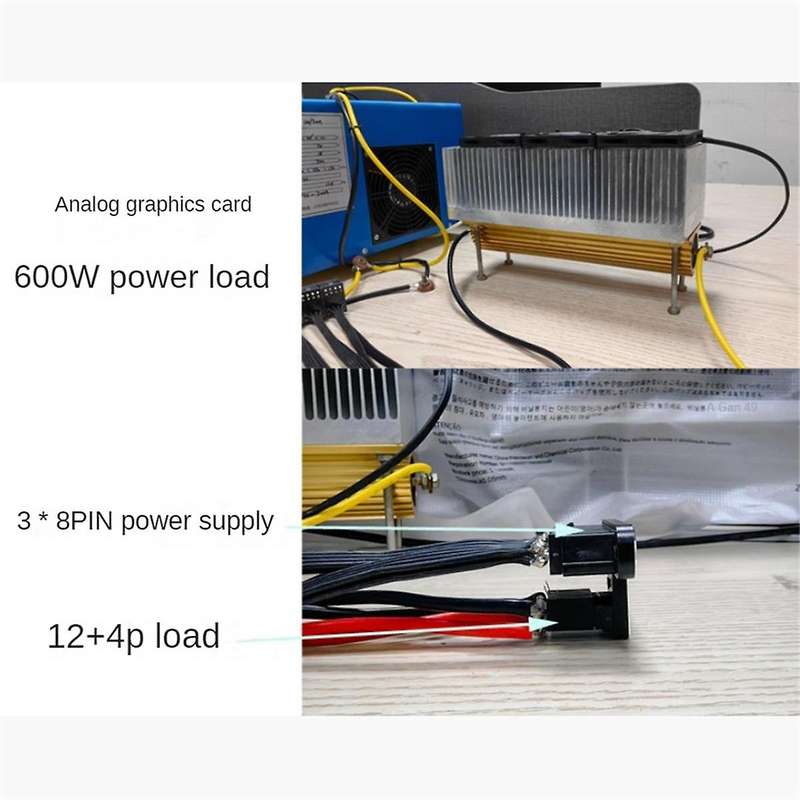 Atx3.0 12vhpwr 12+4p 600w 180 Degree Power Steering Connector Turn Head Male to Female 3x8pin to 40