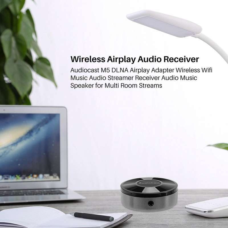 Audiocast Dlna Airplay Adapter Wireless Wifi Music Audio Streamer Receiver Audio Music Speaker For