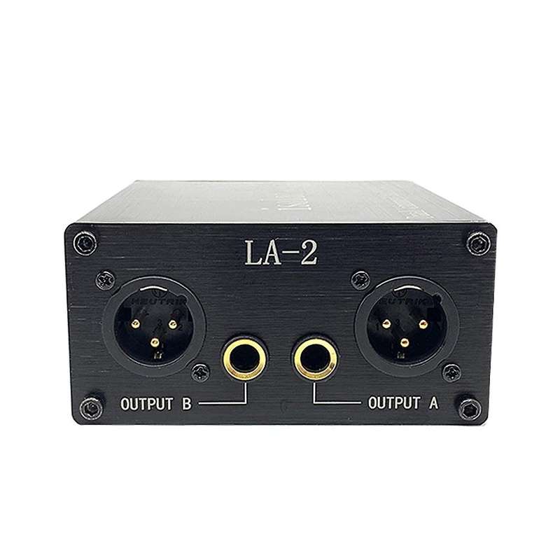 Audio Signal Isolator 6.35 Xlr Head Mixer Audio Current Acoustic Noise Filter Remover La-2
