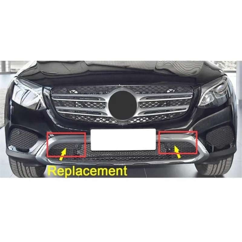 Auto 1 Pair of Bumper Grilles Air Deflector Decorative Panels 2538855100 2538855200 for - GLC X253 C