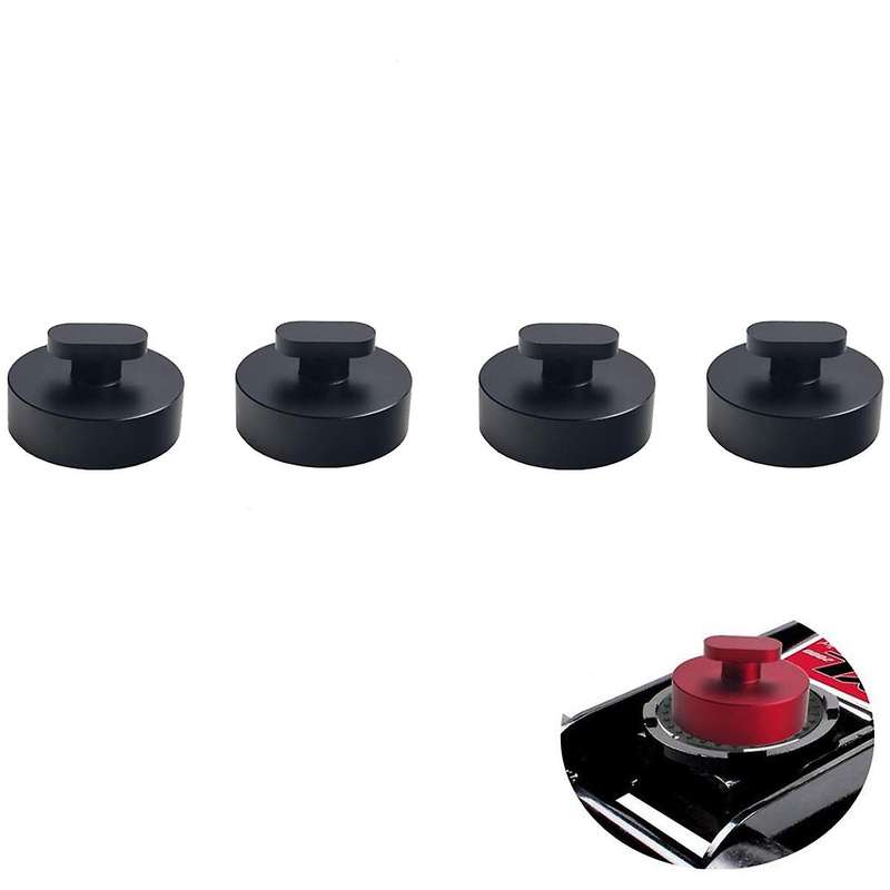 Auto 4 Pack Black Billet Aluminum Jack Pad Jack for C5 C6 Z06 Parts